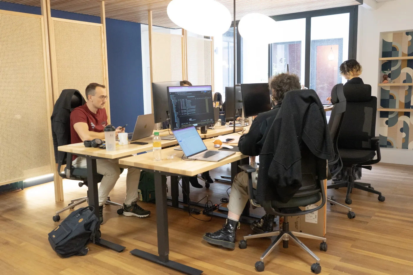 L'équipe Chouic au travail dans ses bureaux à Nantes