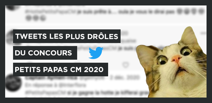 Les tweets les plus drôles du concours Petits Papas CM 2020